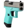 Glock G43 Subcompact Robin's Egg Blue 9mm 3.39" Barrel 6-Rounds Fixed Sights - Image 2