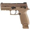 Sig Sauer P320 M18 Coyote Tan 9mm 3.9" Barrel 21-Rounds with Night Sights - Image 2