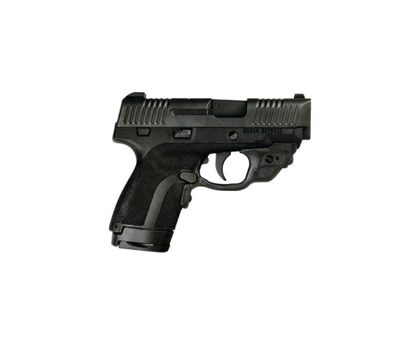 Honor Defense Honor Guard Sub Compact Semi Auto Handgun Black 9 mm 3.2 inch 7 rd 8 rd With Crimson Trace Laser HG9SCCT 855995006014 1