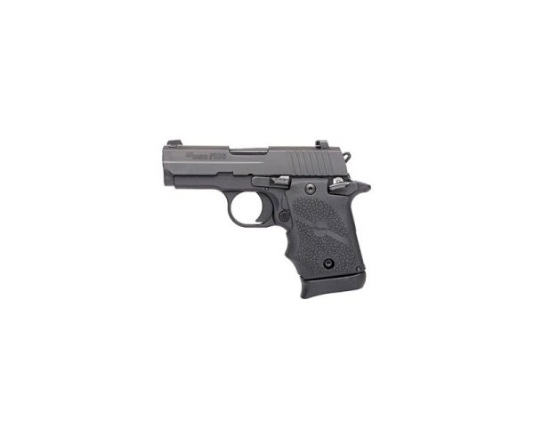 Sig Sauer P938 with Hogue Rubber Grip 938 9 BRG AMBI 798681443352 1