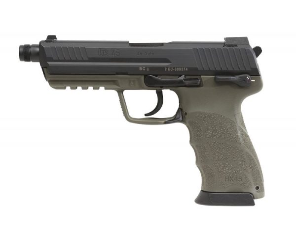 Heckler and Koch HK45 Tactical V7 LEM Green 745007TG A5 642230247772 1