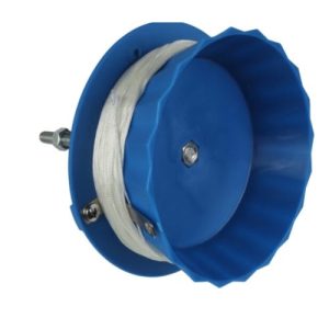 AMS Bowfishing MudCat Wrap Style Bowfishing Reel Blue