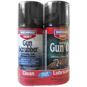 Birchwood Casey 33302 Gun Scrubber/Synthetic Gun Oil Aerosol Combo 2-Pack