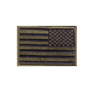 Blackhawk! Patch American FLAG Reversed Tan/Black
