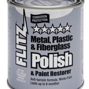 Flitz Metal Polish Paste 2LB for Metal, Plastic, Fiberglass