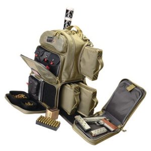 G-Outdoors, Inc. GPS Wild About Shooting Tall Tactical Range Backpack Tan