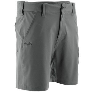 Huk Gear 7" Shorts Charcoal Gray