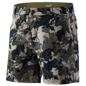 Huk Gear Lowcountry Camo Shorts Hunt Club Camo 6" Medium