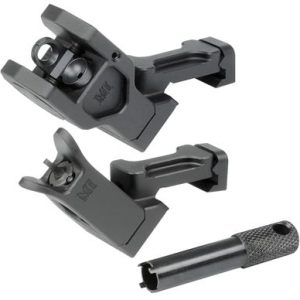 Midwest Industries Offset Sight Set 45 Degrees Ambidextrous with A2 Front Sight Tool