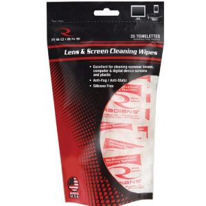 Radians LENS CLEANING WIPES 25 EA