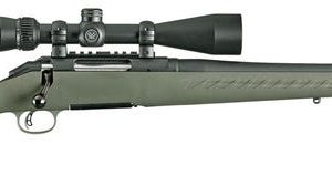 Ruger American Rifle Predator with Vortex Crossfire II Scope Moss Green / Black 6.5 Creedmoor 22-inch 4Rds Threaded Barrel