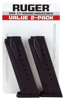 Ruger SR9/SR9c/9E Magazine 9mm 17-Rounds Value 2-Pack