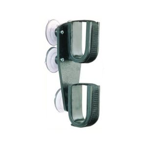 Rugged Gear Suction Cup Gun Holder Double Hook