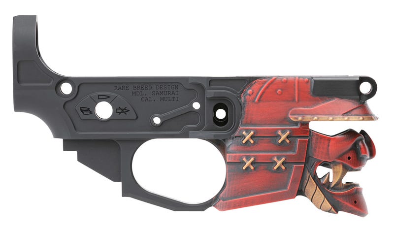 Spikes Tactical Rare Breed Samurai Red / Black Lower Receiver