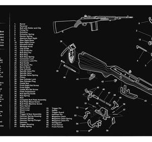 TekMat Original Cleaning Mat Springfield M1A 12" x 36"