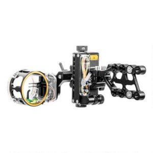 Trophy Ridge React Trio Pro Bow Sight 3 Pins .019 Right Hand Aluminum Black