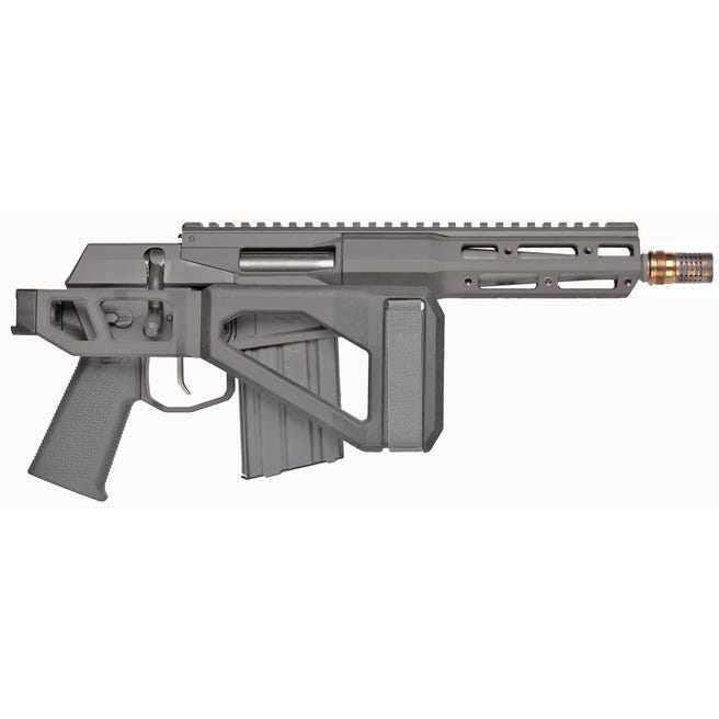 Q Mini Fix Pistol Gray .300 AAC Blackout 8" Barrel 10-Rounds Optics Ready - Image 3