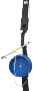 AMS Bowfishing MudCat Recurve Bow Kit with Wrap Style Reel Blue