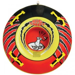 Airhead Big Shot 76" Round 4-Rider Towable Red