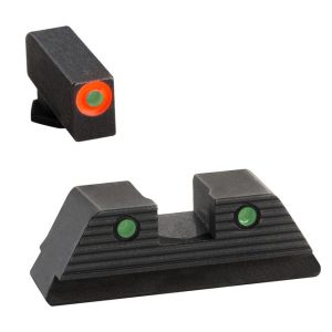 AmeriGlo Glock Trooper Set Orange Front Green Rear