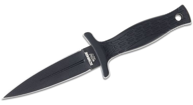Schrade Delta Class Needle Fixed Blade Knife 3.25" AUS-10 Dagger Blade