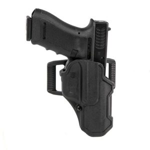 Blackhawk T-Series L2C Left Hand OWB Holster for Glock 17/22/31/34/35/41/47 Black