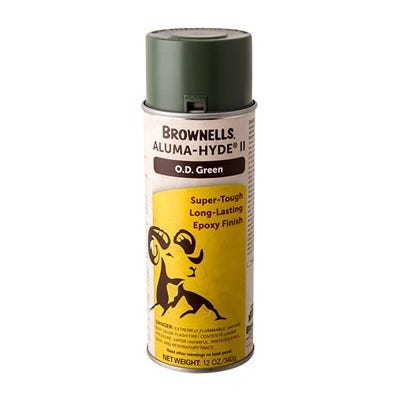 Brownells Aluma-Hyde II Aerosol Paint OD Green 12oz Matte
