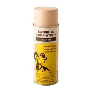 Brownells Aluma-Hyde II Aerosol Paint Desert Tan 12oz Matte