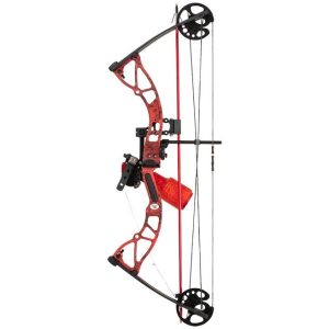 Cajun Archery Shore Runner KIT Red/Black with Piranha Arrow