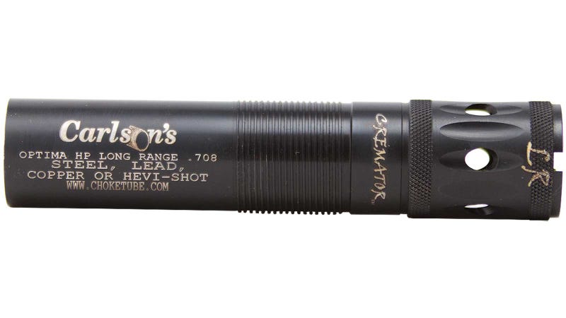 Carlsons Beretta Optima HP 12 Gauge Cremator Ported Choke Tube Long Range, .708 Diameter