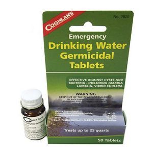 Coghlans Drinking Water Tabs 50P