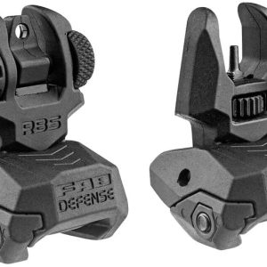 Fab Defense Front/Rear Flip Up Sights AR-15, M4, M16 Folding Style
