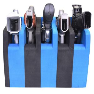 G-Outdoors Foam Pistol Cradle Blue / Black 5 Pistols