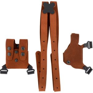 Galco Classic Lite 2.0 Shoulder Holster Brown for Glock 43 & Springfield Hellcat