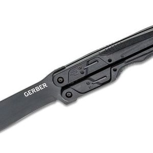 Gerber DoubleDown Folding Machete 6.75" 420HC Black Recurve Blade QuadLock