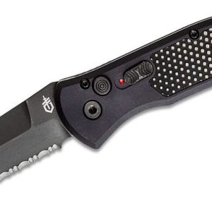 Gerber Empower AUTO Folding Knife 3.25" S30V Black Combo Blade