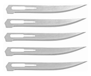 Havalon Knives 5 Baracuta Fillet Blades 5" Silver