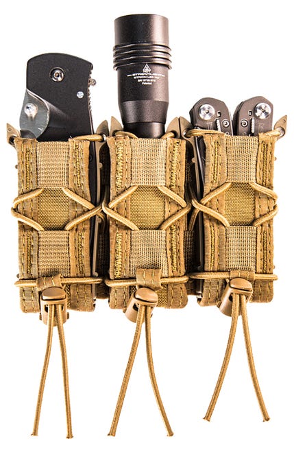 High Speed Gear Taco Molle Coyote Brown 3-Compartments