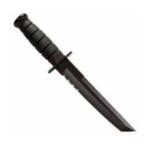 Ka-Bar Fighting Knife 7 inch Tanto Black SER