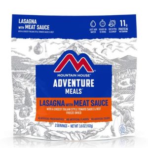 Mountain House Adventure Meals Freeze Dried Lasagna with Meat Sauce