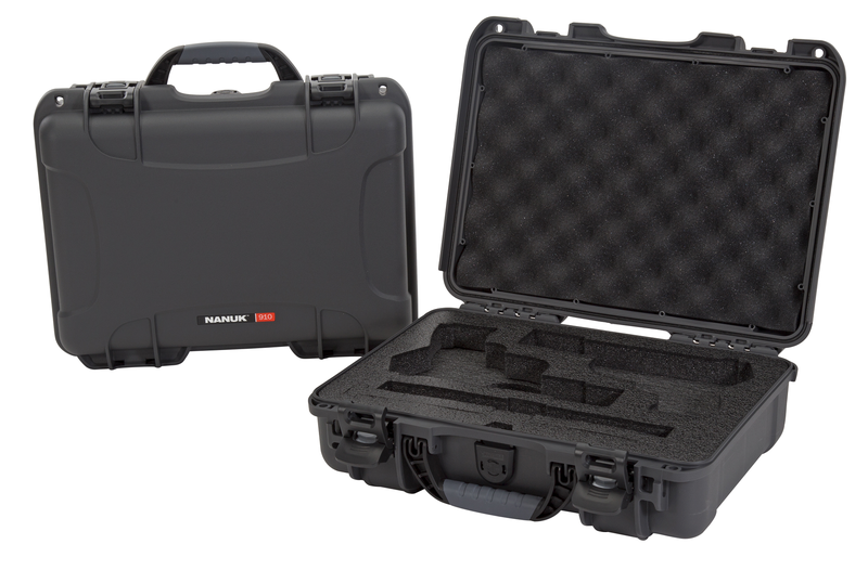 Nanuk Classic 2 Up Pistol Case Graphite