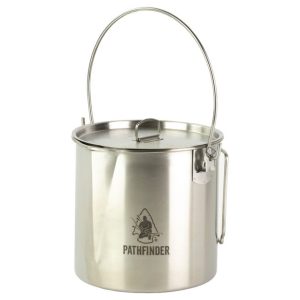 Pathfinder Bush Pot & Lid Set Stainless 64oz
