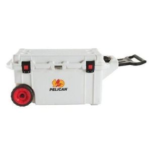 Pelican Cooler 80 Qt White With Wheels
