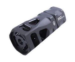Phase 5 FATman Hex Break 5.56 NATO AR-15 Muzzle Brake 1/2x28 TPI Black