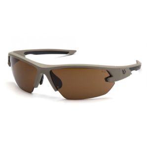 Pyramex Safety Semtex 2.0 Safety Glasses Tan Frame Bronze Anti-Fog Lens