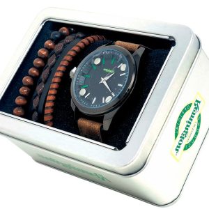 Remington Watch/Bracelet Gift Set Remington Green Analog