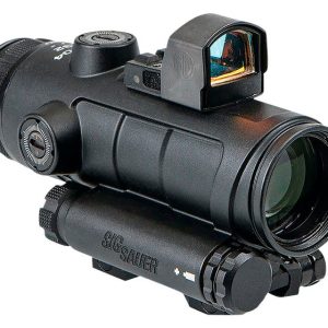 Sig Sauer Bravo4 Battle Pack Rifle Scope 4x32mm Illuminated Red Horseshoe Dot Reticle