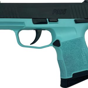 Sig Sauer P365 Tiffany Blue 9mm 3.1" Barrel 10-Rounds X-Ray3 Sights Machine Guns Kings Exclusive