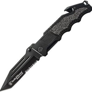 Smith & Wesson Black Border Guard 4.4 Inch Tanto Knife