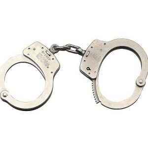 Smith & Wesson Satin Nickel Chain-Linked Handcuffs w/ Push Pin